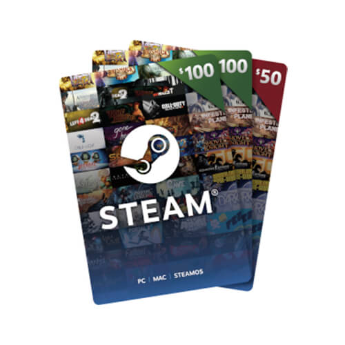Vale-presente Steam 250 USD