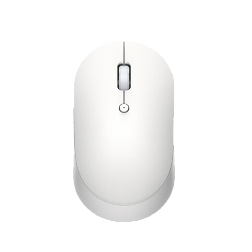 Mouse sem fio Xiaomi Mi Dual Mode Wireless Silent Edition WXSMSBMW02 branco