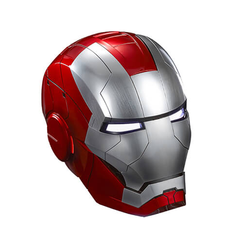 Homem de Ferro mk5 Jarvis capacete wearable Voice-ativado escudo facial transformado Marvel feito à mão