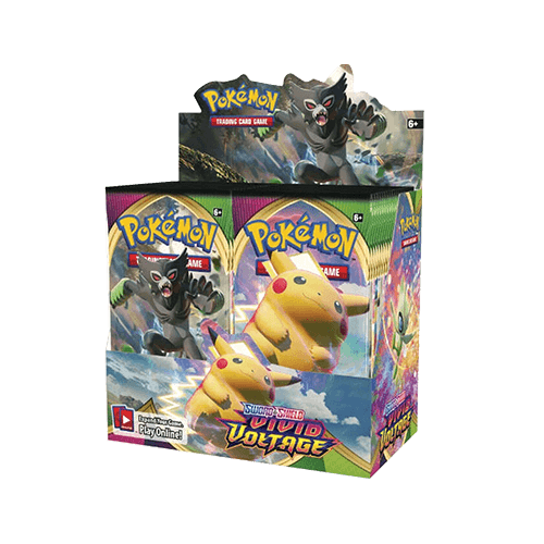 Caixa de reforço de tensão vívida de espada e escudo TCG Pokémon