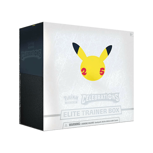 TCG comemora 25º aniversário Elite Trainer Box Pokémon