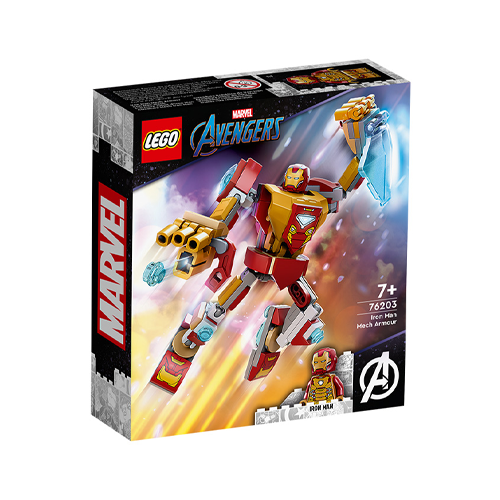 (LEGO) Blocos de construção Série Super-herói Homem de Ferro Mecha