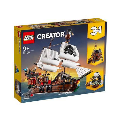 (LEGO) Bricks 3-em-1 Navio Pirata