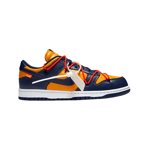 Dunk Low Off-White University Gold Midnight Navy