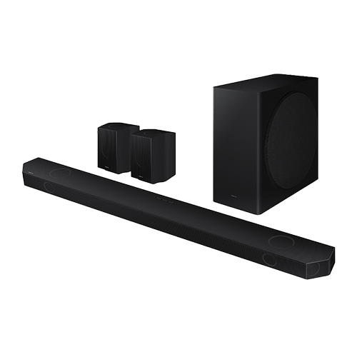 SAMSUNG HWQ930B 9.1.4 Dolby Atmos DTS-X Echo Wall Soundbar Home Theater
